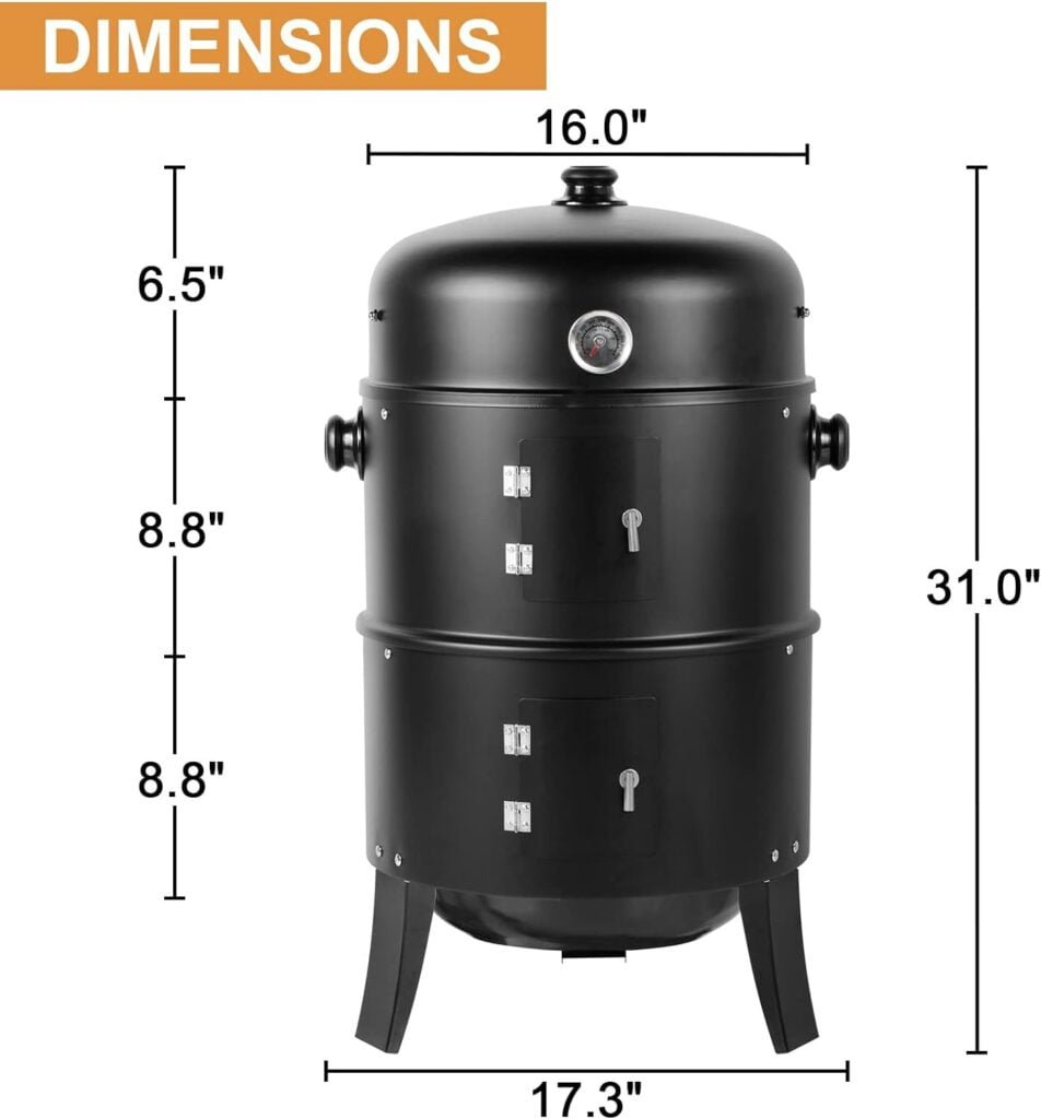 Outogether Food Smoker BBQ grill Charcoal Grill for Backyard Patio Outdoor Outogether Food Smoker BBQ grill Charcoal Grill for Backyard Patio Outdoor