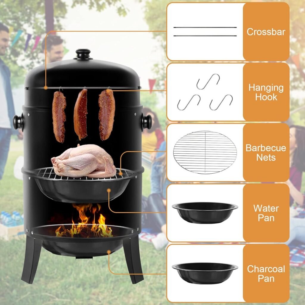 Outogether Food Smoker BBQ grill Charcoal Grill for Backyard Patio Outdoor Outogether Food Smoker BBQ grill Charcoal Grill for Backyard Patio Outdoor