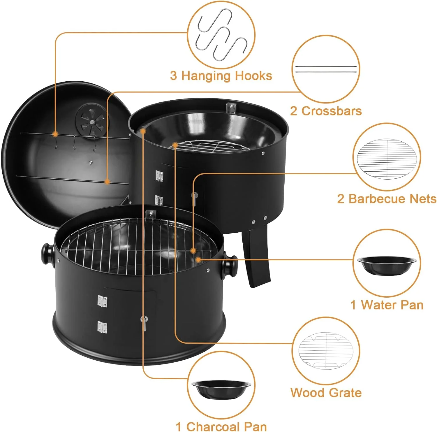 Outogether Food Smoker BBQ grill Charcoal Grill Review