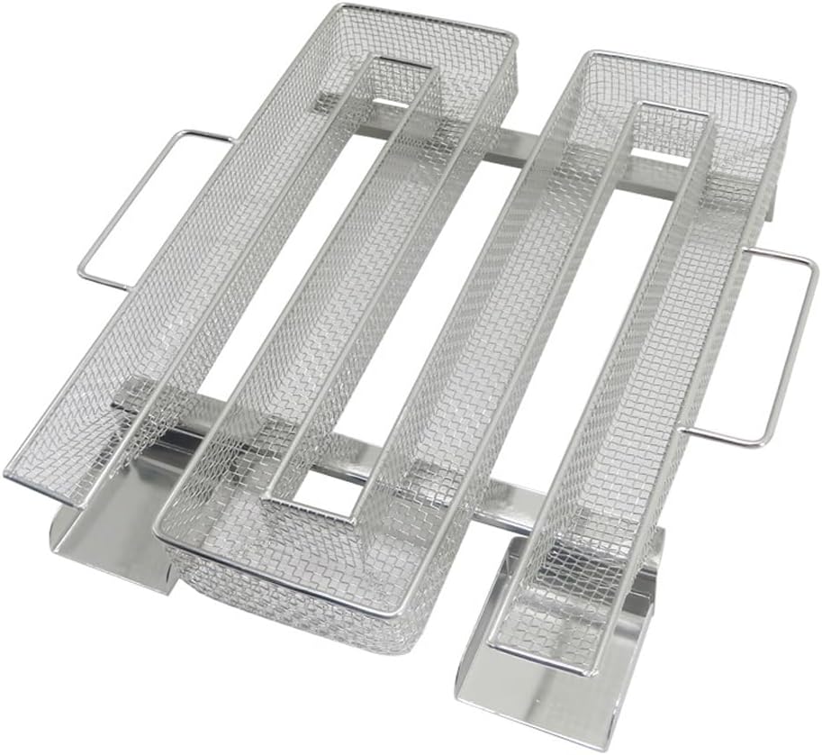 1 Piece Cold Smoke Generator Stainless Steel Pellet Smoker Tray Rectangle Pellet Smoker Box Pellet Maze Smoker Tray Barbecue Smoker Tray Grill Cooking Tools, Silver 1 Piece Cold Smoke Generator Stainless Steel Pellet Smoker Tray Rectangle Pellet Smoker Box Pellet Maze Smoker Tray Barbecue Smoker Tray Grill Cooking Tools, Silver