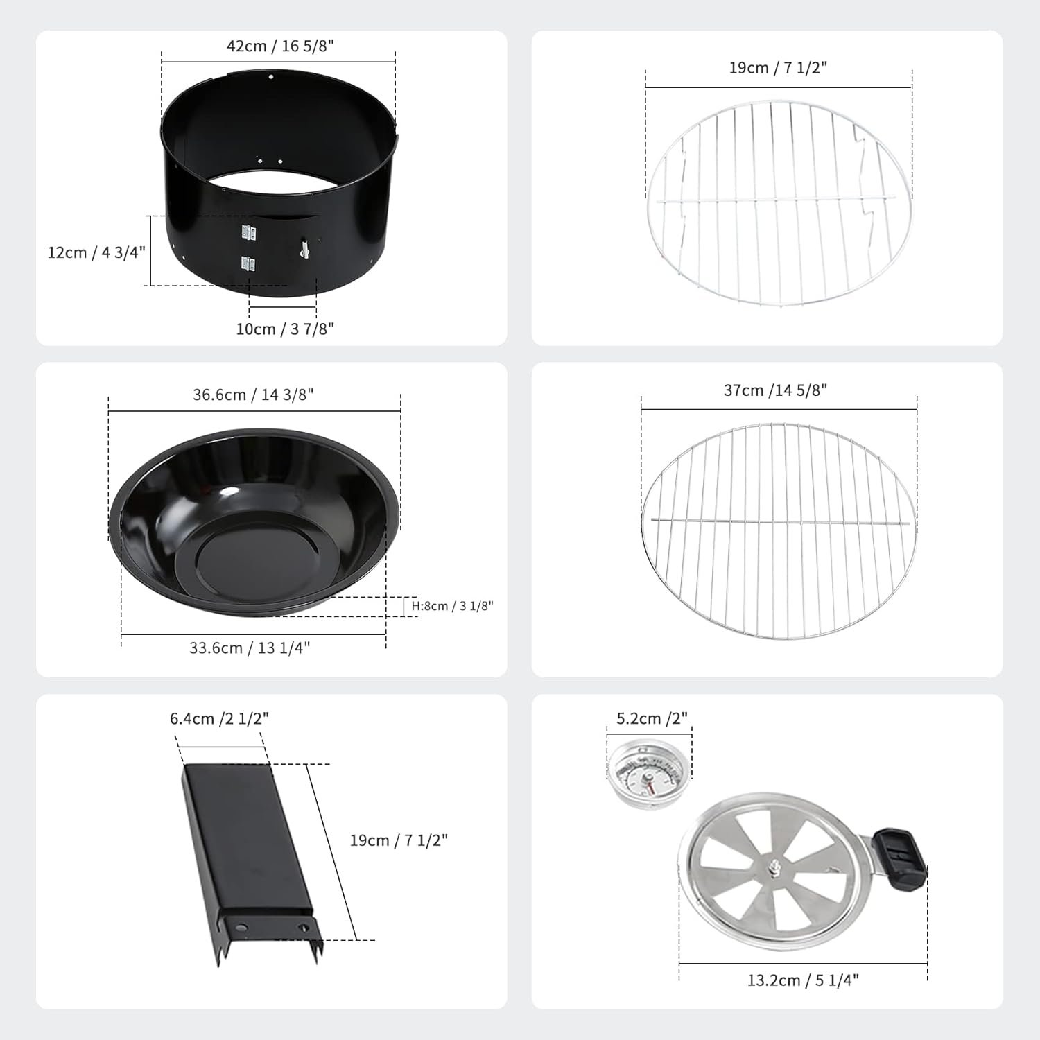 32″ Charcoal Smoker BBQ Grill Review