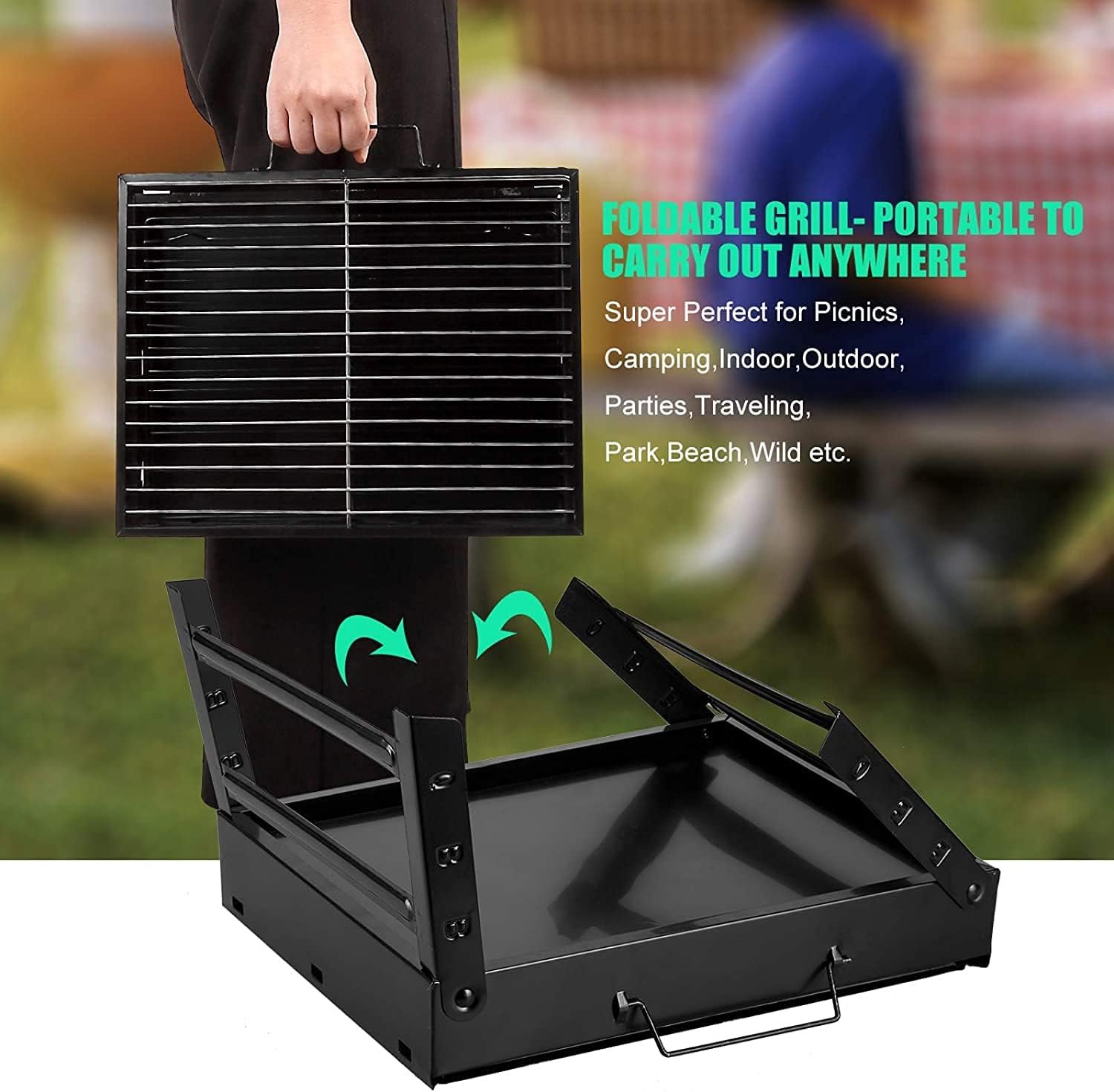 Folding Portable Charcoal Grill Review