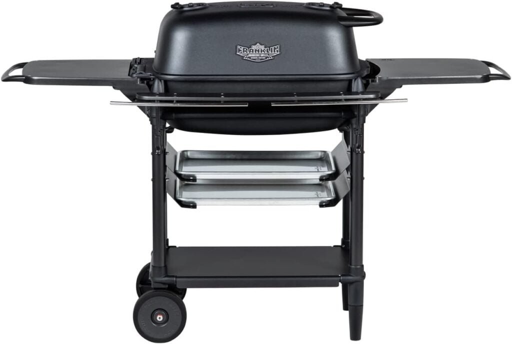 PK Grills Bbq Grill and Smoker Charcoal Grill Portable for Outdoor Barbeque Grilling Camping, Backyard, Patio, Cast Aluminium Grills, Coal, ​​New Original PK Aaron Franklin Addition