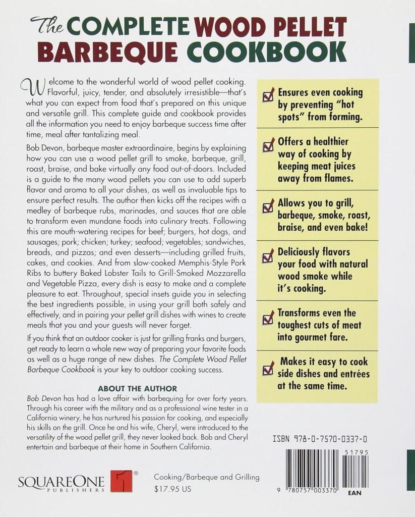 The Complete Wood Pellet Barbeque Cookbook: The Ultimate Guide and Recipe Book for Wood Pellet Grills     Paperback – March 1, 2012