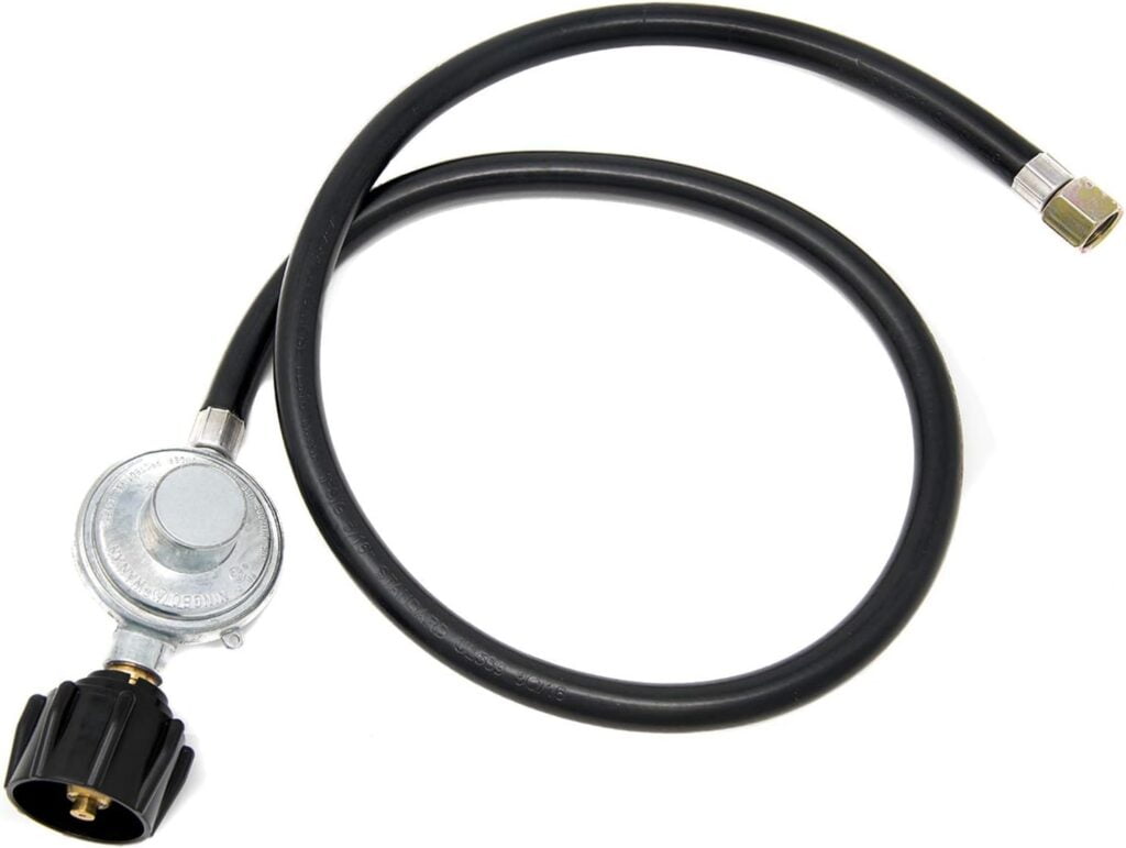 Gas One 2106 3 ft Regulator Fire Pit Grill Heater Propane Hose, 3 feet