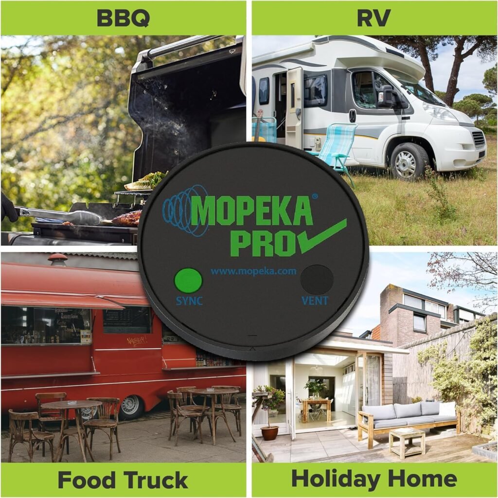 Mopeka Pro Check Sensor - Wireless Propane Tank Magnetic Sensor Level Indicator - Propane Gas Tank Pressure Gauge Electronic for BBQ Grill - Remote Ready Propane, Butane and Fuel Level Gauge with App