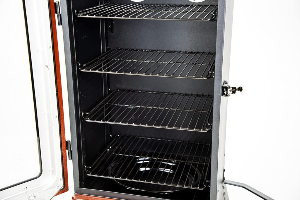 Pit Boss Grills PBV3G1 Vertical Smoker, Red Hammertone 684 sq inches (pack of 1)