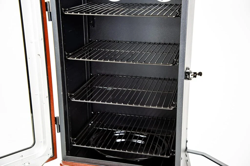 Pit Boss Grills PBV3G1 Vertical Smoker, Red Hammertone 684 sq inches (pack of 1)