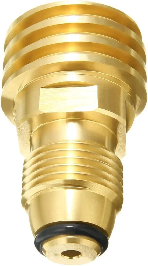 Steak Saver Adapter Propane Adapter 1lb to 20lb, 1lb Propane Adapter for Disposable Throwaway Cylinder Converter Universal Small 1 Pound Propane Tank BBQ Grill Propane Tree