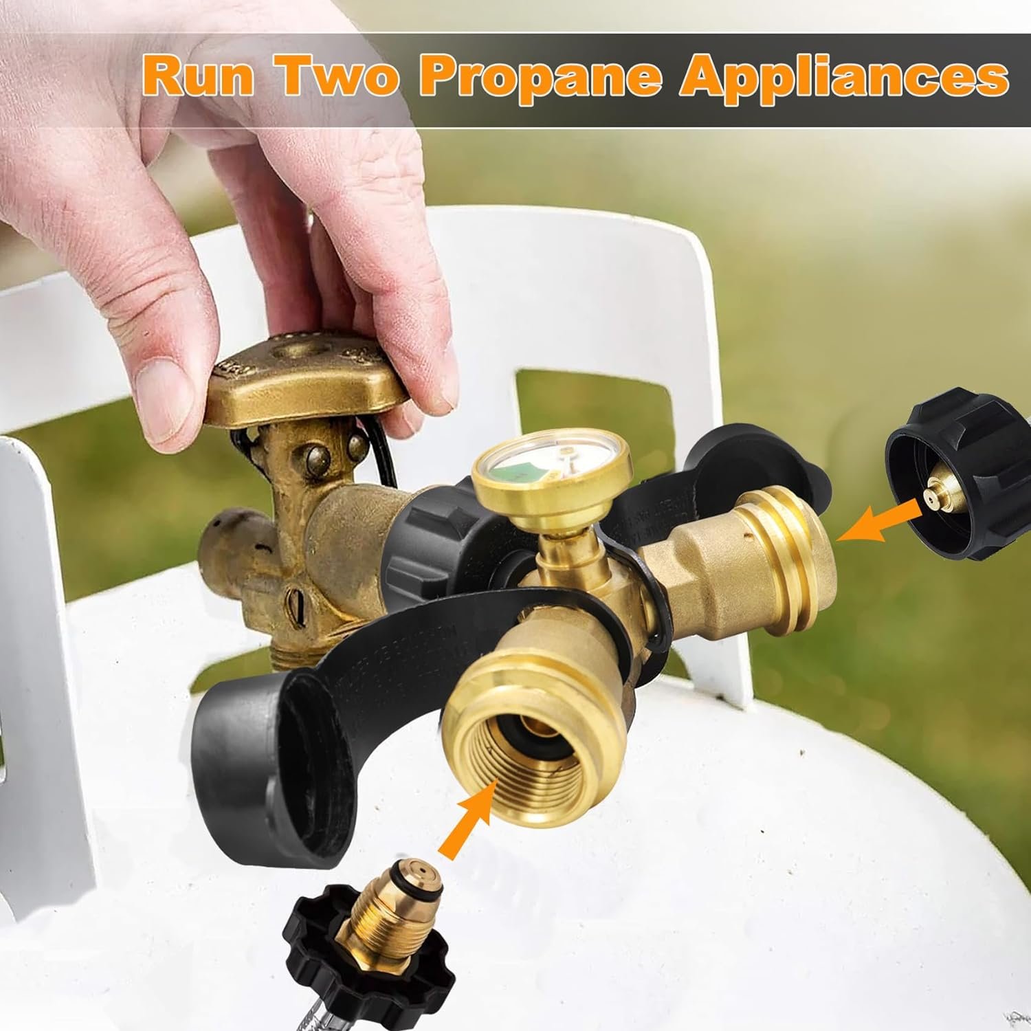 Propane Splitter Adapter with Gauge – Product Review