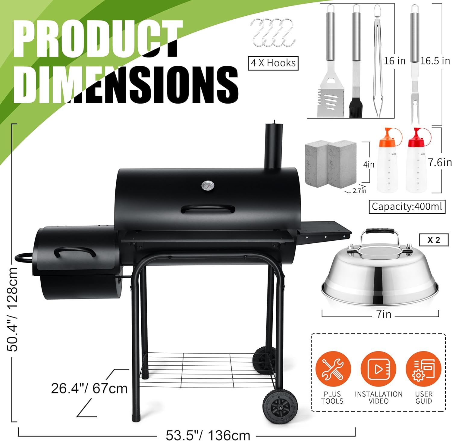 Charcoal grill with smoker review perfect bbq tools