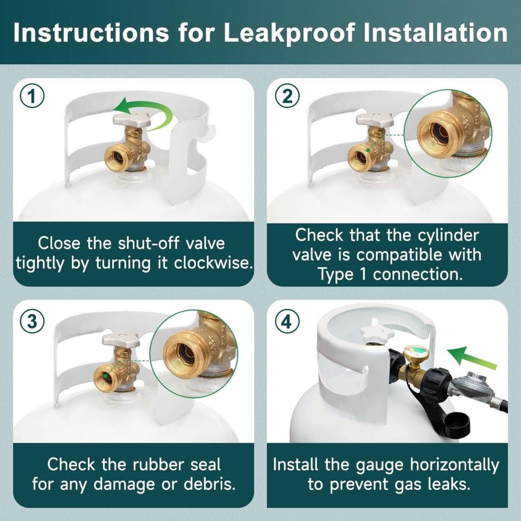 GASPRO Propane Splitter with Gauge, Propane Tank Splitter 2 Way for 5-40LB, Perfect for Heaters, Camping Stoves, BBQ Grills, Gas Burners and More GASPRO Propane Splitter with Gauge, Propane Tank Splitter 2 Way for 5-40LB, Perfect for Heaters, Camping Stoves, BBQ Grills, Gas Burners and More
