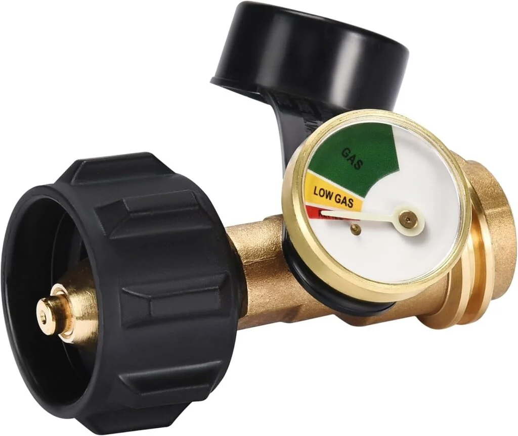 Propane Tank Gauge Level Indicator Leak Detector Propane Gas Gauge Pressure Meter for RV Camper QCC1 Type1 Cylinder BBQ Gas Grill Heater Propane Tank Gauge Level Indicator Leak Detector Propane Gas Gauge Pressure Meter for RV Camper QCC1 Type1 Cylinder BBQ Gas Grill Heater