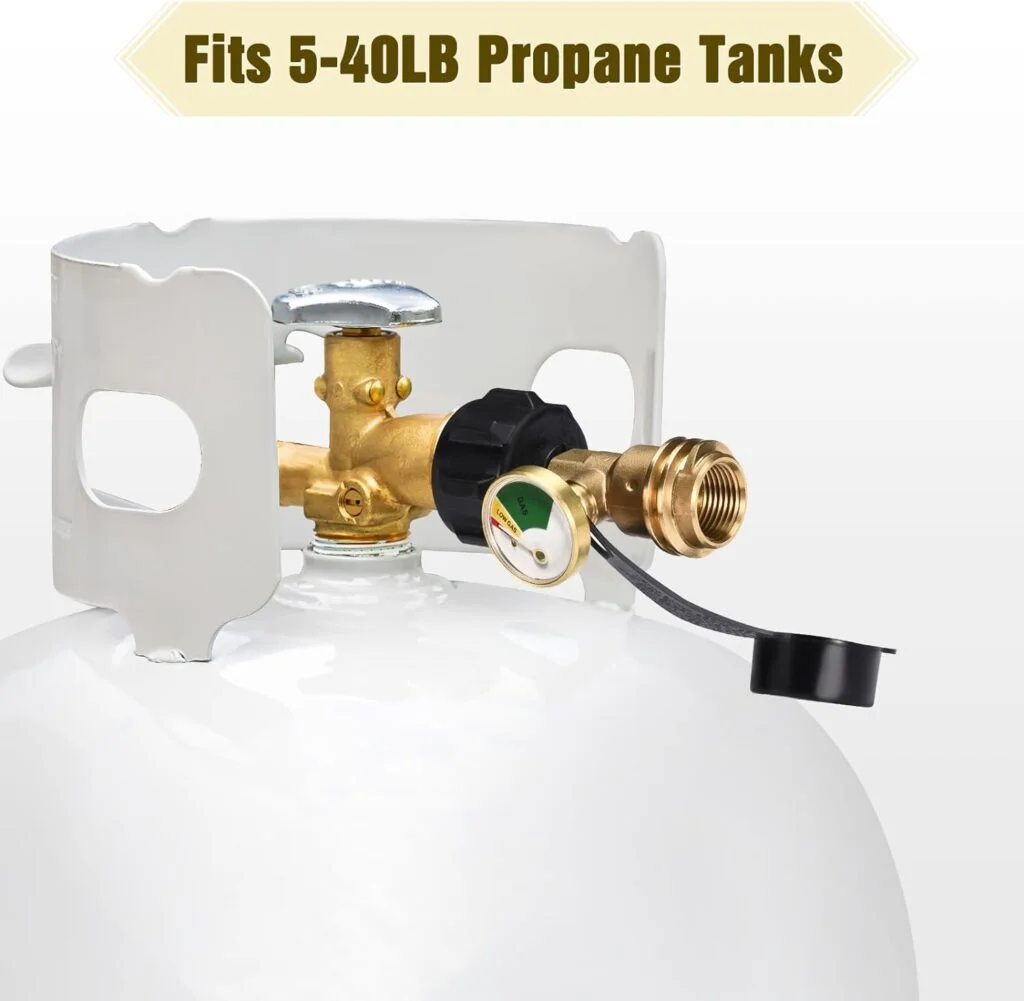 Propane Tank Gauge Level Indicator Leak Detector Propane Gas Gauge Pressure Meter for RV Camper QCC1 Type1 Cylinder BBQ Gas Grill Heater Propane Tank Gauge Level Indicator Leak Detector Propane Gas Gauge Pressure Meter for RV Camper QCC1 Type1 Cylinder BBQ Gas Grill Heater