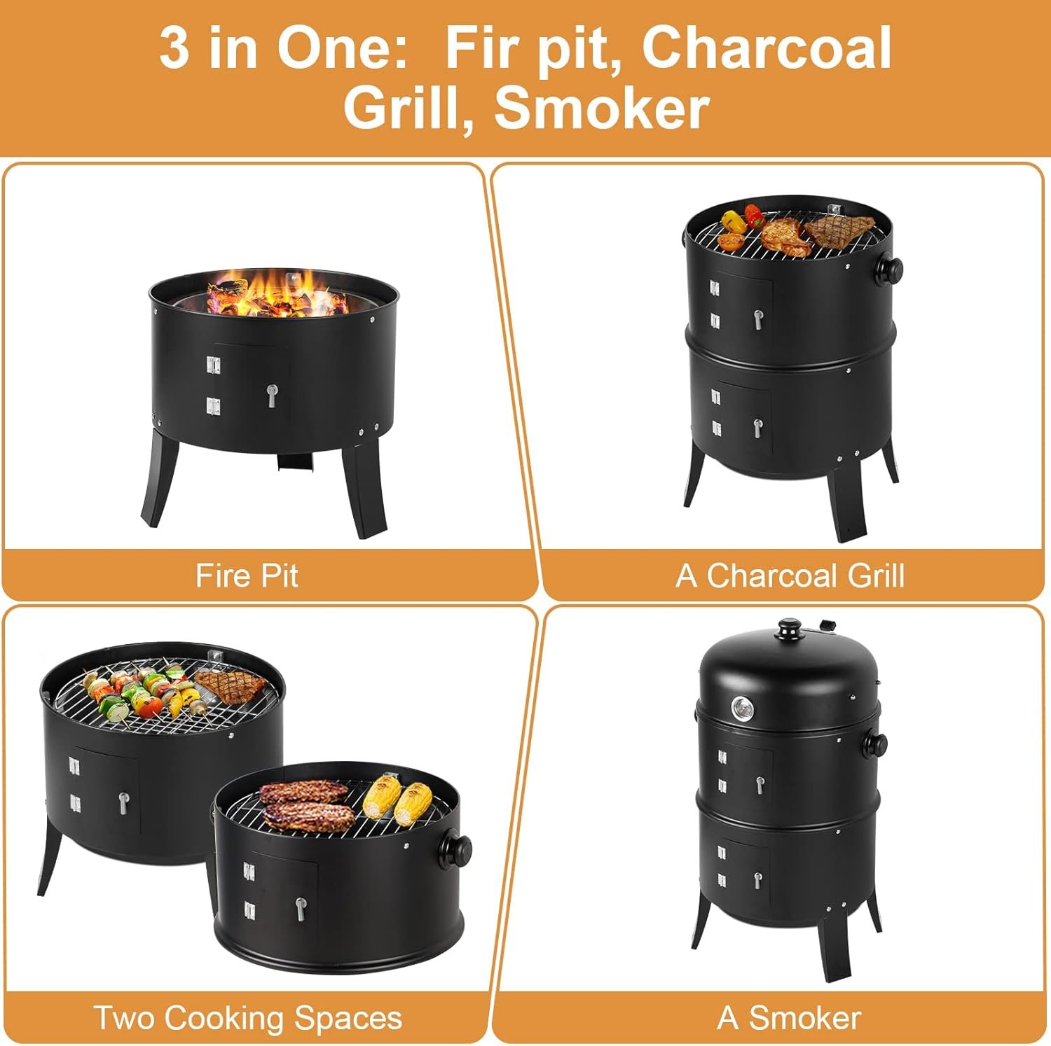Food Smoker BBQ Grill Review