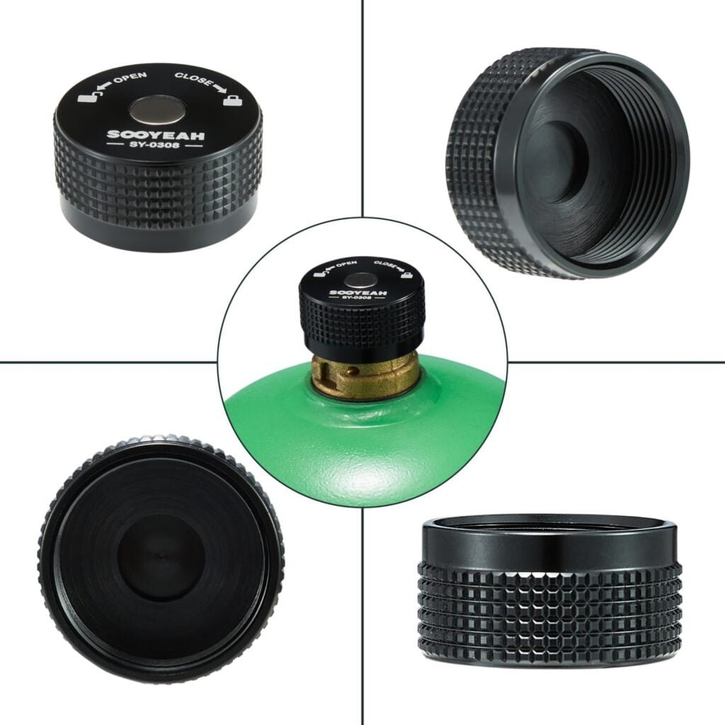 1LB Propane Cylinder Protect Caps with Magnetic,Sealed Caps(pack of 4PCS)-Black 1LB Propane Cylinder Protect Caps with Magnetic,Sealed Caps(pack of 4PCS)-Black