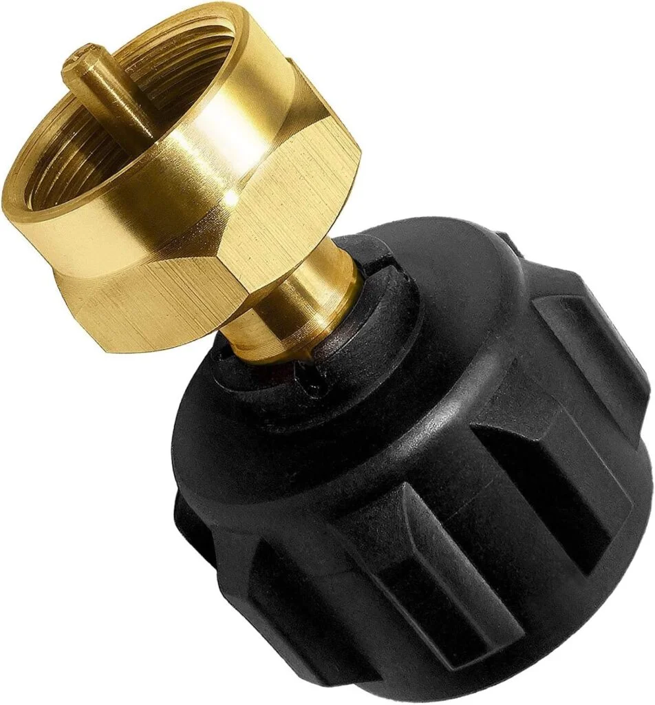 DOZYANT Propane Refill Adapter, LP Gas Cylinder Tank Coupler - Fits QCC1 / Type1 Propane Tank and 1 lb Throwaway Disposable Cylinder Propane Bottle Connector