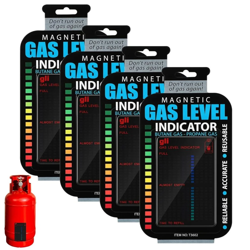 Oudain Magnetic Gas Level Indicator Reusable Propane Fuel Level Indicators Propane Tank Gauge Level Indicator Propane Tank Sensor for Home Kitchen Tool (4 Pieces) Oudain Magnetic Gas Level Indicator Reusable Propane Fuel Level Indicators Propane Tank Gauge Level Indicator Propane Tank Sensor for Home Kitchen Tool (4 Pieces)