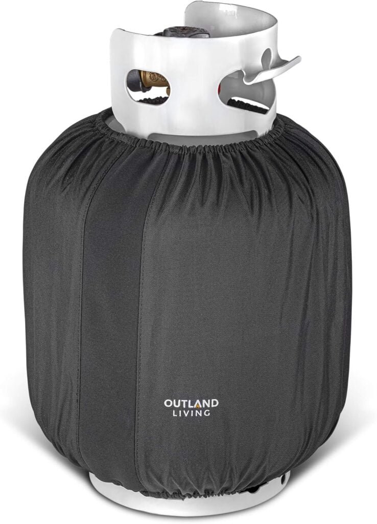Outland Living Propane Tank Cover 20 lb | Reliable, Weather Resistant Gas Cylinder Cover | Rugged Outdoor UV Rated D600 Polyester | 12.5 x 18 Outland Living Propane Tank Cover 20 lb | Reliable, Weather Resistant Gas Cylinder Cover | Rugged Outdoor UV Rated D600 Polyester | 12.5 x 18