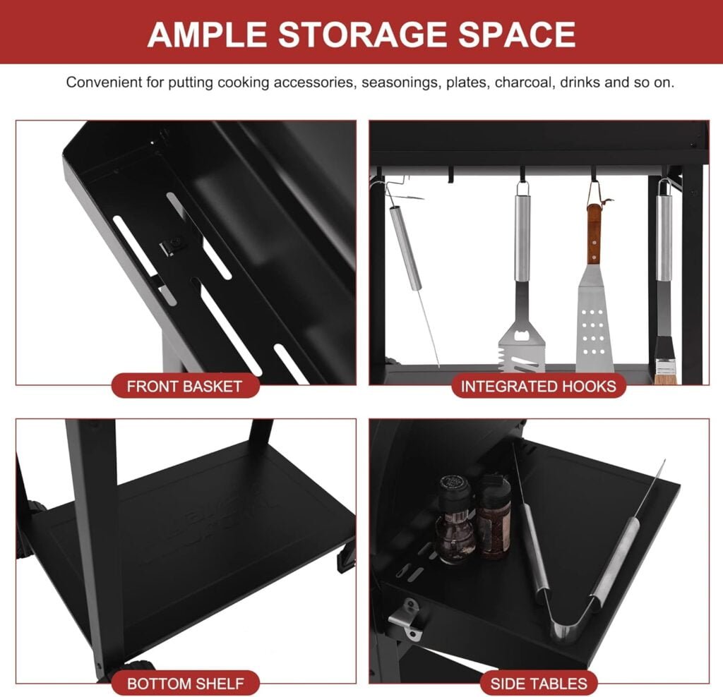 Royal Gourmet CC1830T 30-Inch Barrel Charcoal Grill with Front Storage Basket, Outdoor BBQ Grill with 627 sq. in. Cooking Area, Backyard Barbecue Cooking Party, Black Royal Gourmet CC1830T 30-Inch Barrel Charcoal Grill with Front Storage Basket, Outdoor BBQ Grill with 627 sq. in. Cooking Area, Backyard Barbecue Cooking Party, Black