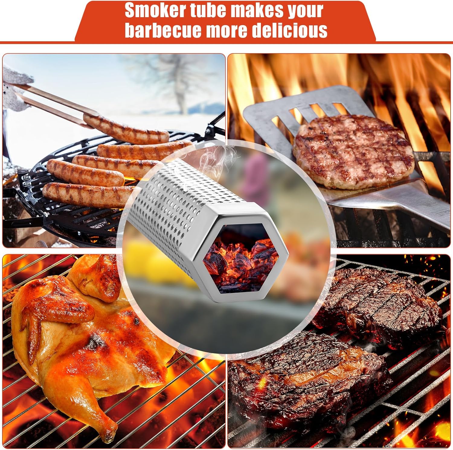 Tandefio 6 Pack 12″ Pellet Smoker Tube Review