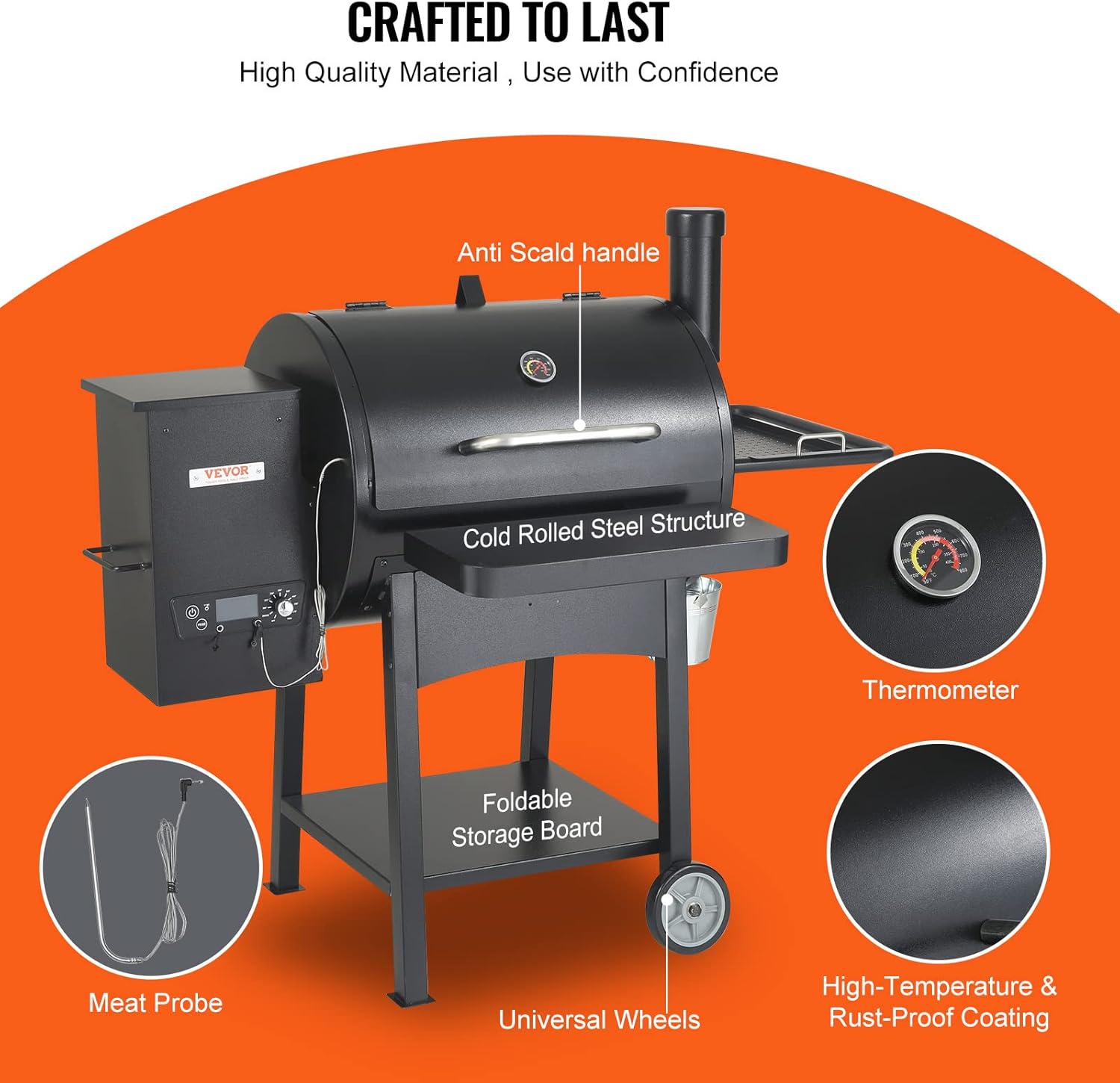 VEVOR Smoker Pellet Grill Review