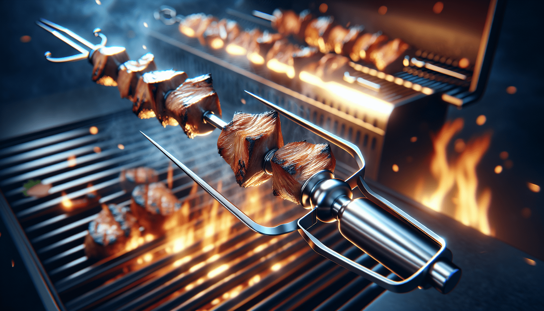 What Is The Function Of A Grill Rotisserie Fork?