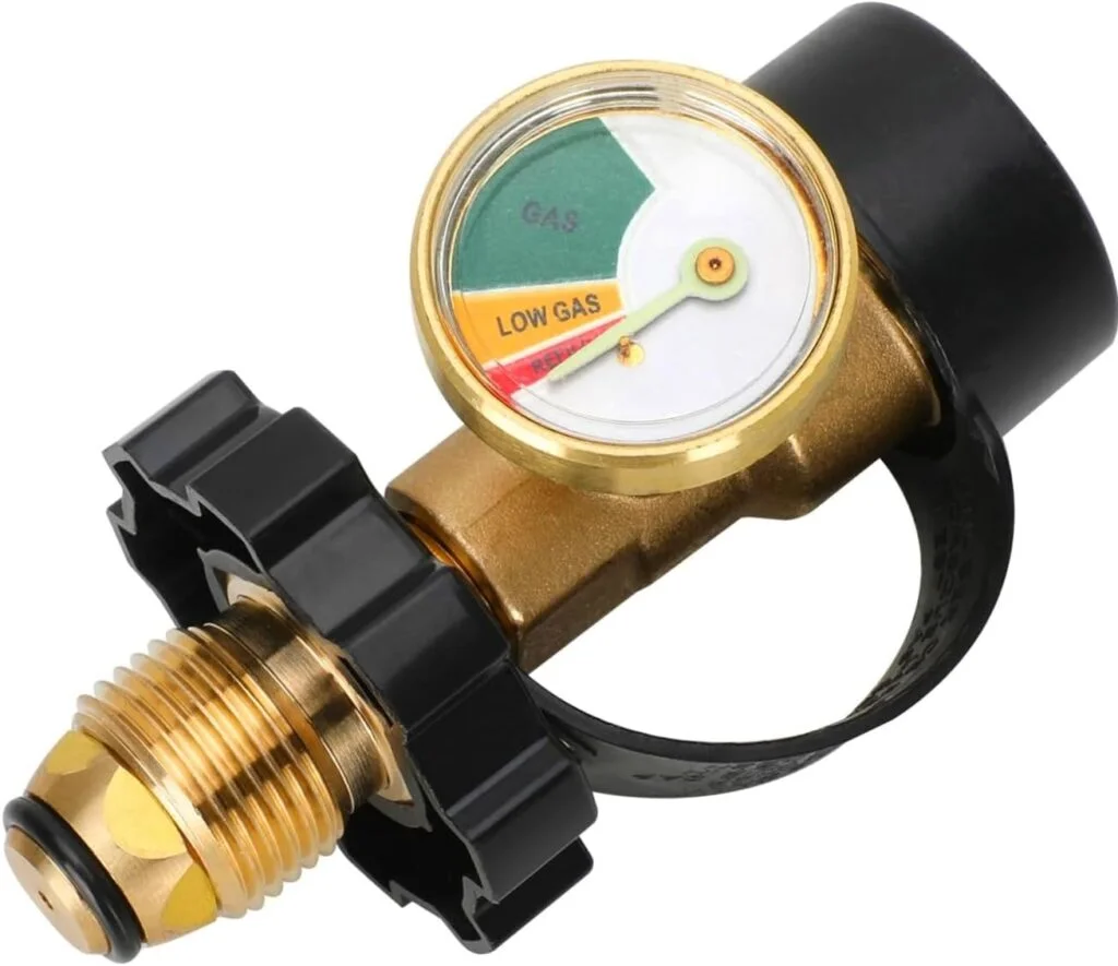 100 lb Propane Tank gauge Adapter, Propane Gauge for 100 lb Propane Tank, Propane Tank Adapter Converts POL LP Tank Service Valve to QCC1/Type1 with Propane- Old to New Connection Type, Solid Brass 100 lb Propane Tank gauge Adapter, Propane Gauge for 100 lb Propane Tank, Propane Tank Adapter Converts POL LP Tank Service Valve to QCC1/Type1 with Propane- Old to New Connection Type, Solid Brass