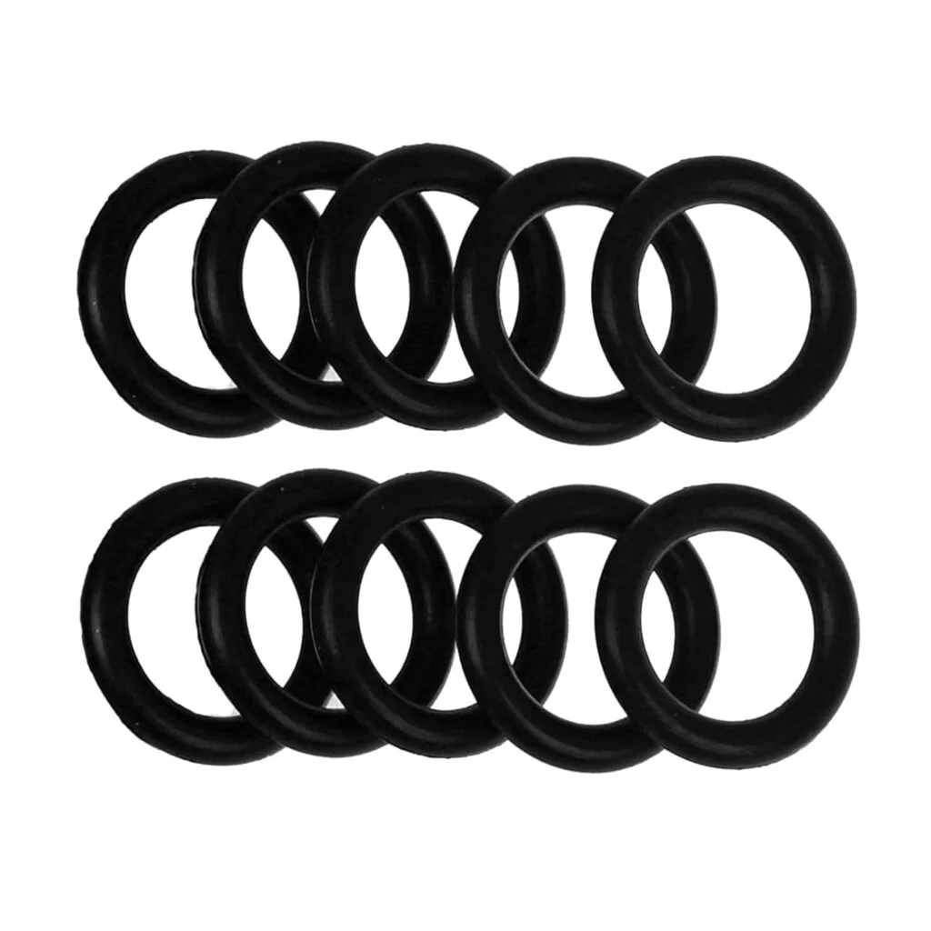 10Pcs Propane Tank O-Rings for All Soft Nose P.O.L. Fittings, Soft Rubber Leakage-Proof Sealing, Fit for Propane Tank Cylinder, Adapters, Connectors, Valves, Regulators, Accessories and More