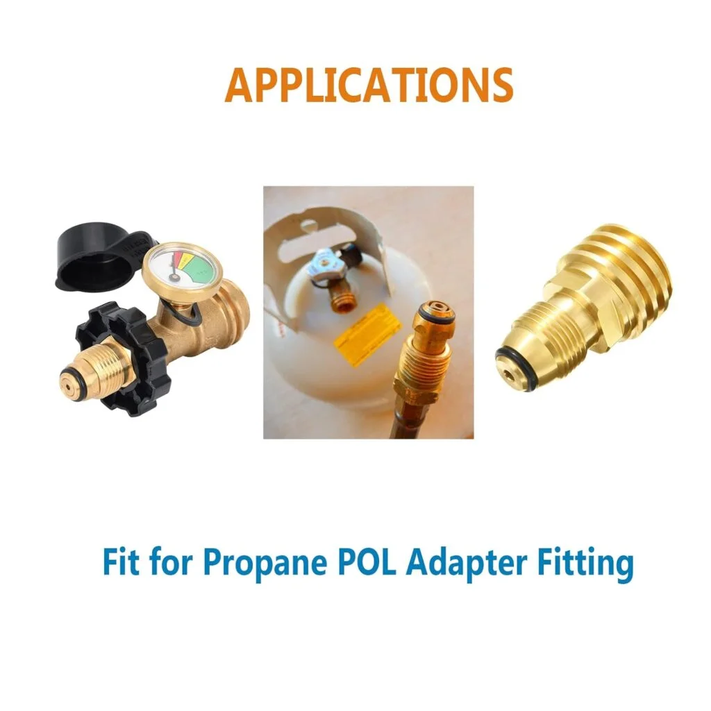10Pcs Propane Tank O-Rings for All Soft Nose P.O.L. Fittings, Soft Rubber Leakage-Proof Sealing, Fit for Propane Tank Cylinder, Adapters, Connectors, Valves, Regulators, Accessories and More