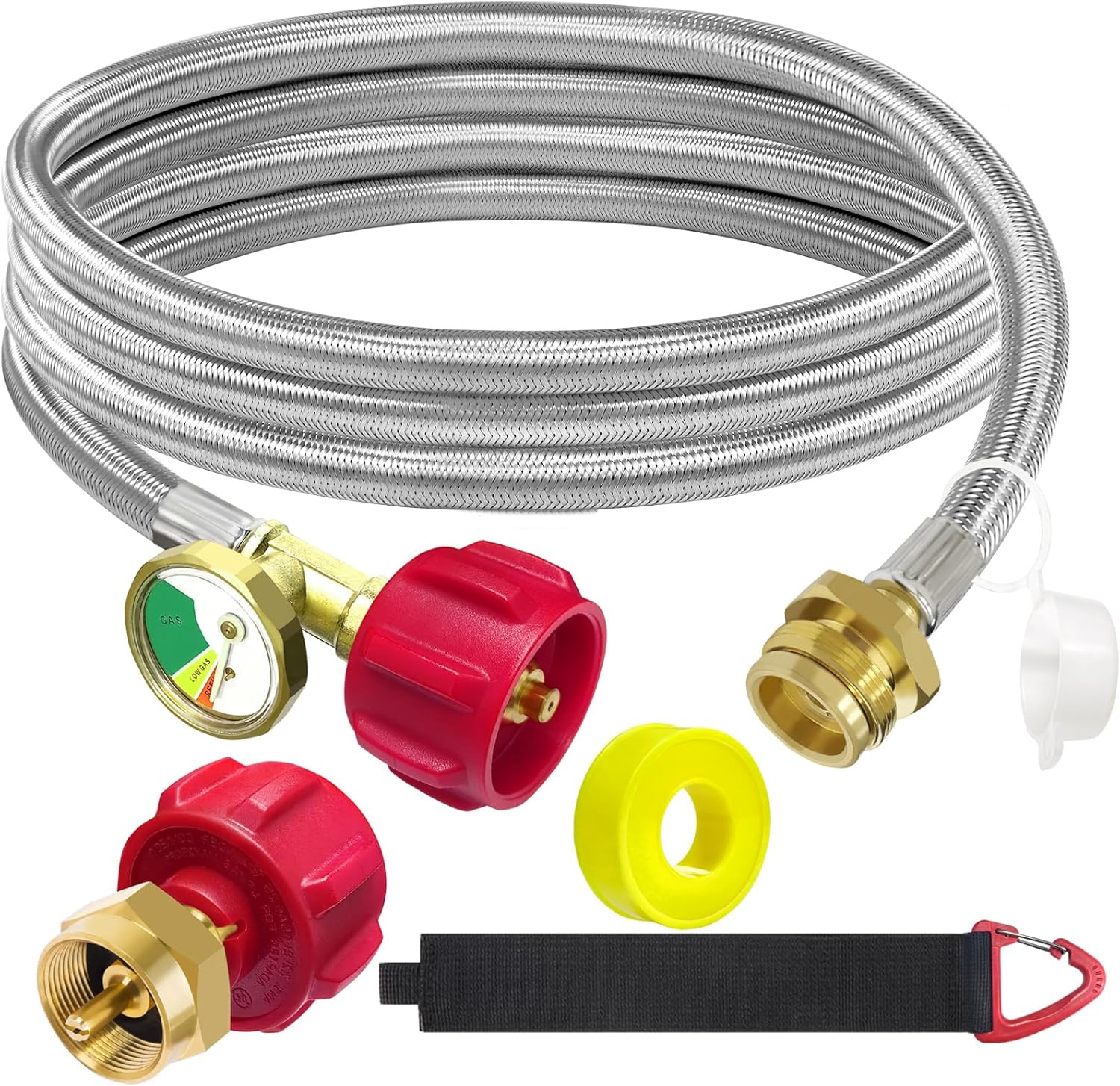 6Ft Stainless Braided Propane Tank Adapter Hose Review