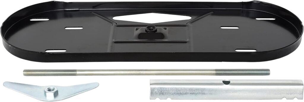 Flame King Dual RV Propane Tank Cylinder Rack for RVs and Trailers for 20lb Tanks - KT20MNT (Tanks Sold Separately)