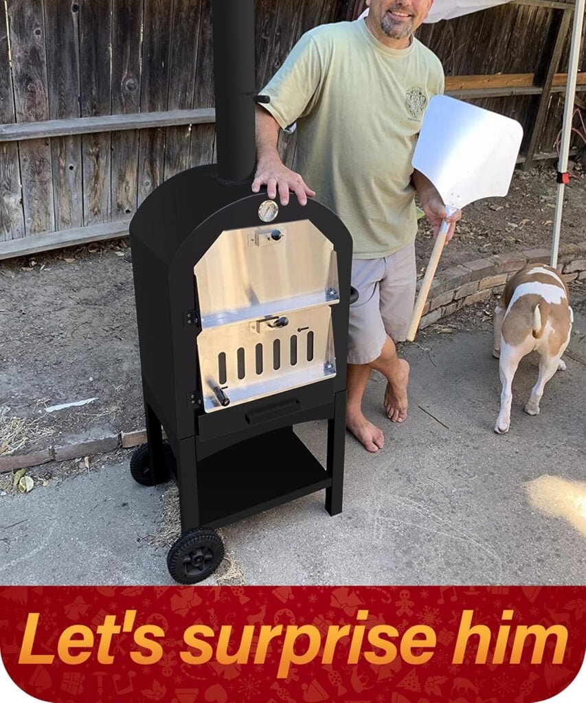 Xilingol Smoker Grill, Wood Pellet Grill and Smoker Combo with Built-in Thermometer, Multi-functional Outdoor Wood Fire BBQ Smoker Grill with Waterproof Cover Xilingol Smoker Grill, Wood Pellet Grill and Smoker Combo with Built-in Thermometer, Multi-functional Outdoor Wood Fire BBQ Smoker Grill with Waterproof Cover