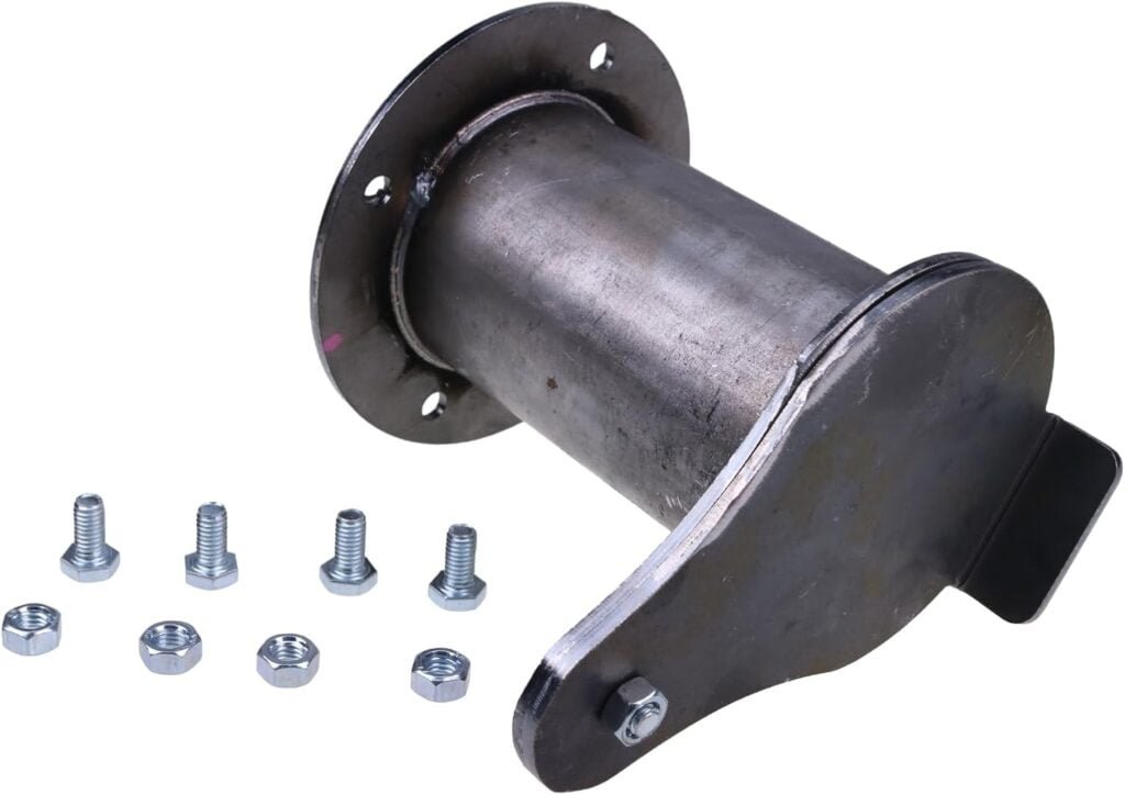 ZTUOAUMA 2 Flanged Vent Damper Teardrop Lid Exhaust Smoke Stack with Accessories Compatible with 16 30 55-Gallon UDS Ugly Drum BBQ Smoker Builder Parts