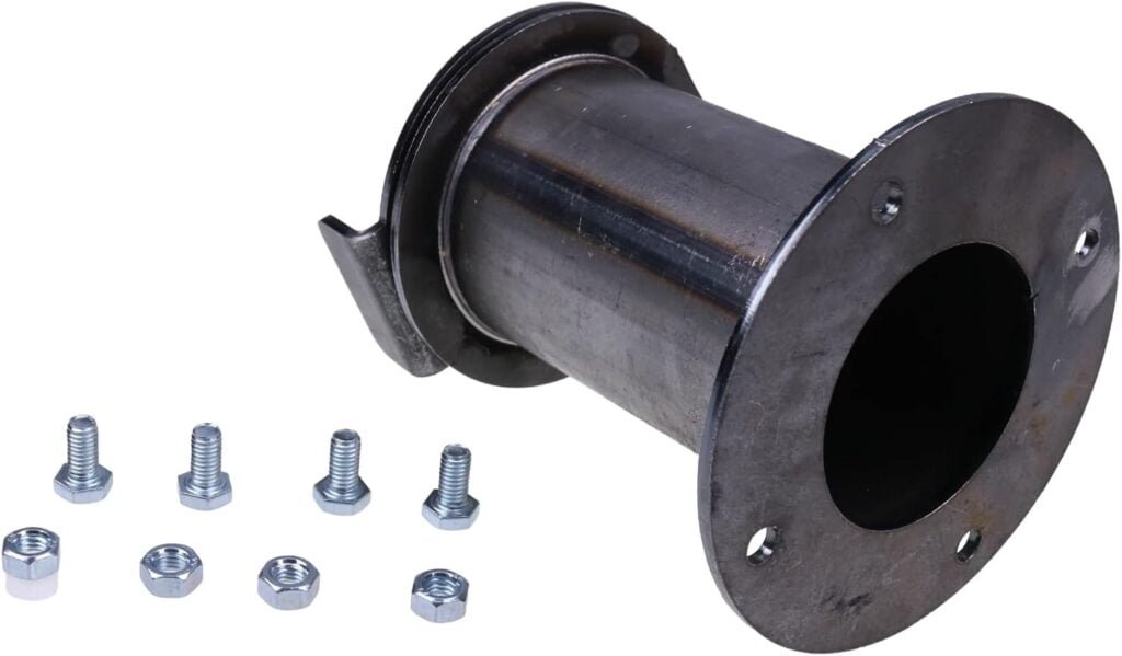 ZTUOAUMA 2 Flanged Vent Damper Teardrop Lid Exhaust Smoke Stack with Accessories Compatible with 16 30 55-Gallon UDS Ugly Drum BBQ Smoker Builder Parts