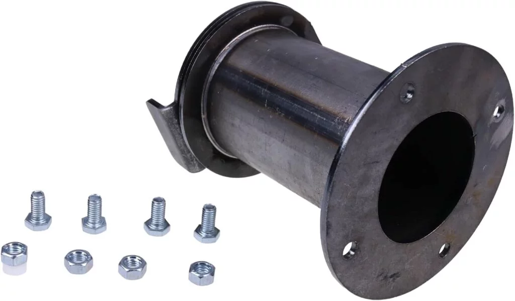 ZTUOAUMA 2 Flanged Vent Damper Teardrop Lid Exhaust Smoke Stack with Accessories Compatible with 16 30 55-Gallon UDS Ugly Drum BBQ Smoker Builder Parts
