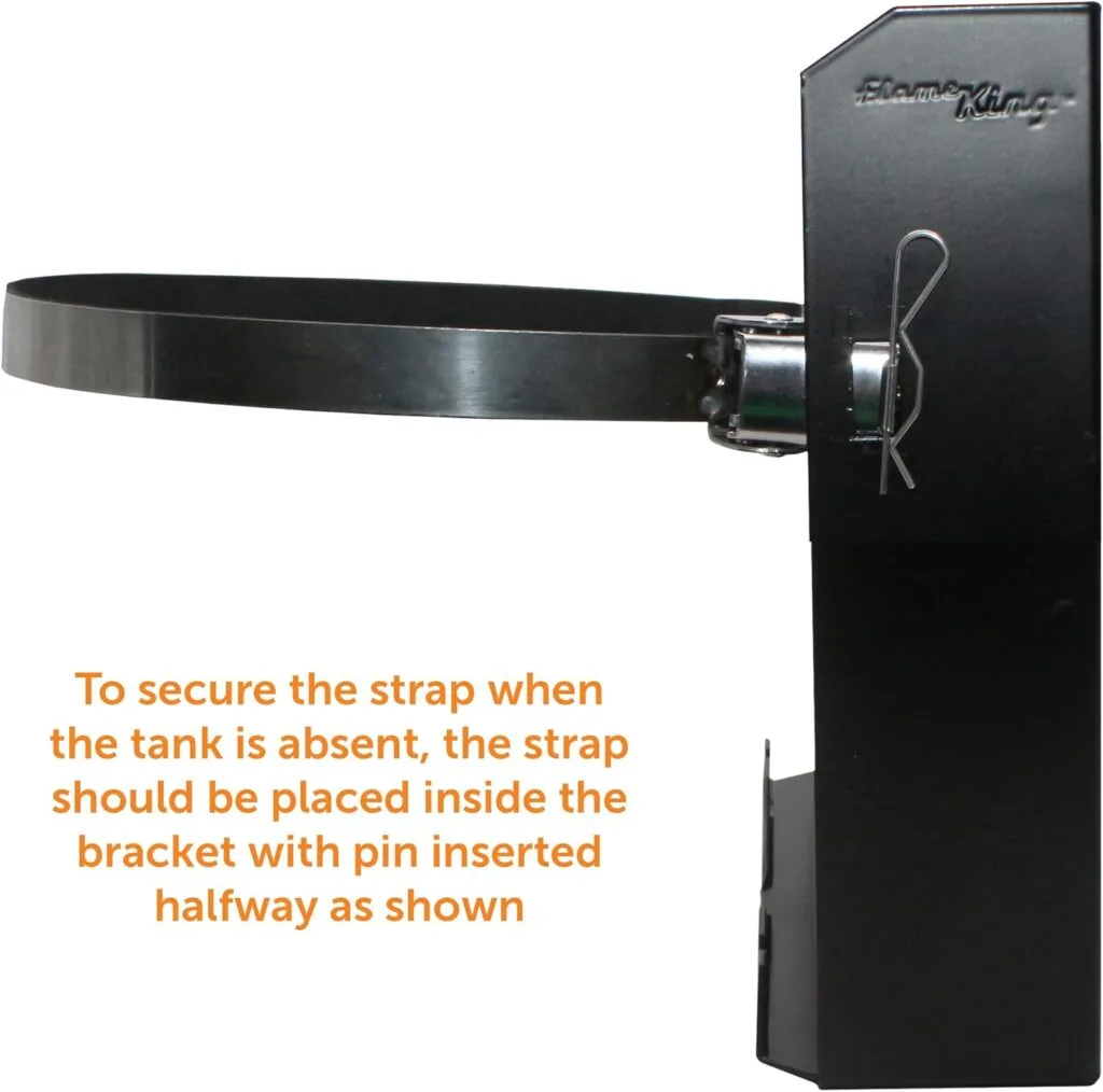 Flame King T-Rack 5LB Propane Tank Mounting Bracket Strap for RV, Trailers, Campervan, Jeep and Overland Vehicles Flame King T-Rack 5LB Propane Tank Mounting Bracket Strap for RV, Trailers, Campervan, Jeep and Overland Vehicles