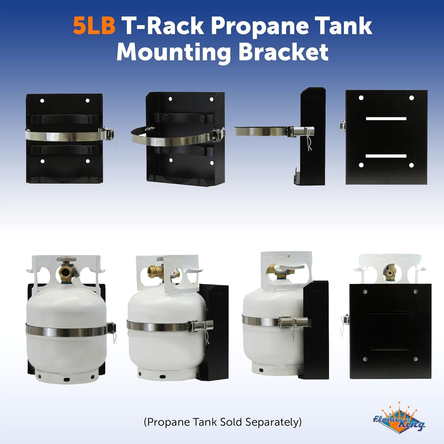 Flame King T-Rack 5LB Propane Tank Mounting Bracket Review