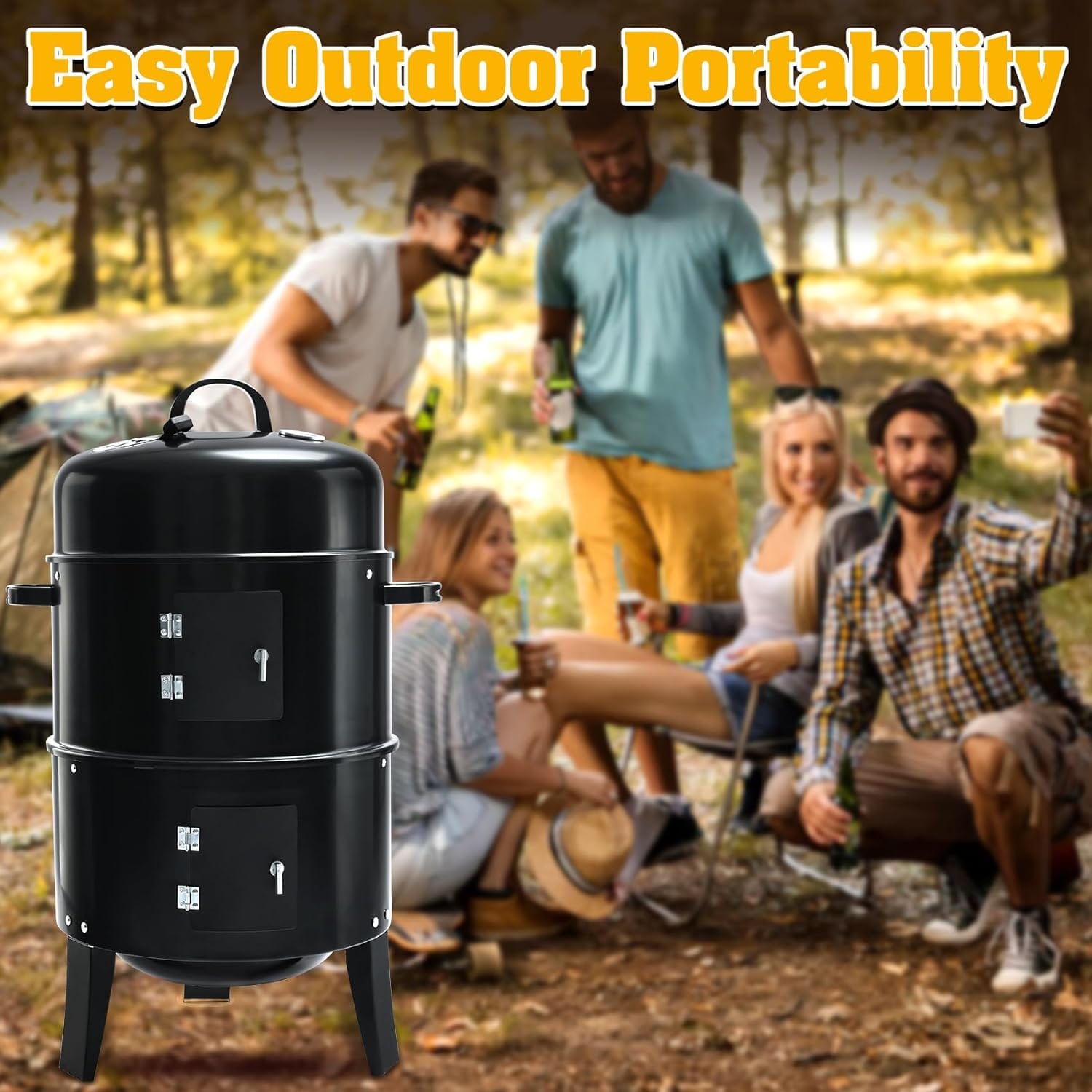 TENGCHANG 32″ Charcoal Smoker BBQ Grill Review