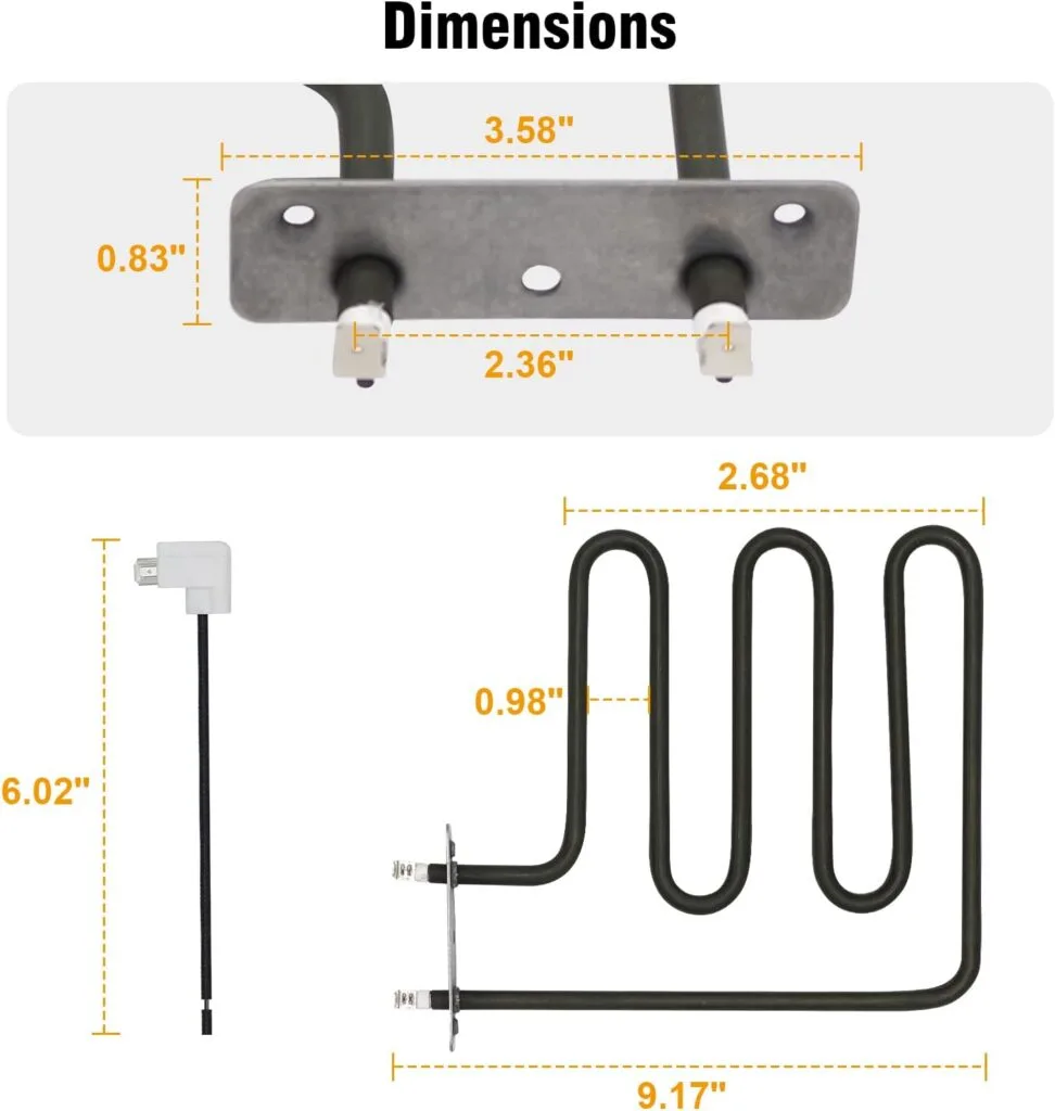 BBQ PLUS Grill Heating Element Replacement for Masterbuilt MB20077618 Analog Electric Smoker,1800W Electric Smoker Heating Element for Masterbuilt 30-inch Analog Electric Smoker BBQ PLUS Grill Heating Element Replacement for Masterbuilt MB20077618 Analog Electric Smoker,1800W Electric Smoker Heating Element for Masterbuilt 30-inch Analog Electric Smoker