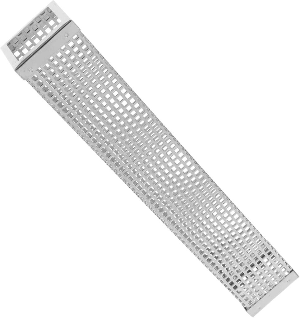 BESPORTBLE Barbecue Reusable Grilling Tool Daily Use Smoke Tube Outdoor Grilling Tube Convenient Grilling Tube Professional Tube Smoker Pipe Reusable Grilling Tube Stainless Steel