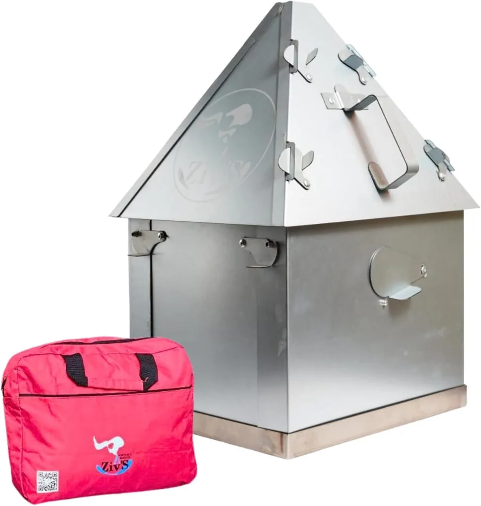 Foldable Portable Vertical Pellet Smoker - 19.7” Meat Smoker for BBQ Grill, Outdoor Cooking, Camping RV - Easy to transport and storage - Includes Carrier Bag, Spoon Thermometer – EasyGoSmoker Foldable Portable Vertical Pellet Smoker - 19.7” Meat Smoker for BBQ Grill, Outdoor Cooking, Camping RV - Easy to transport and storage - Includes Carrier Bag, Spoon Thermometer – EasyGoSmoker
