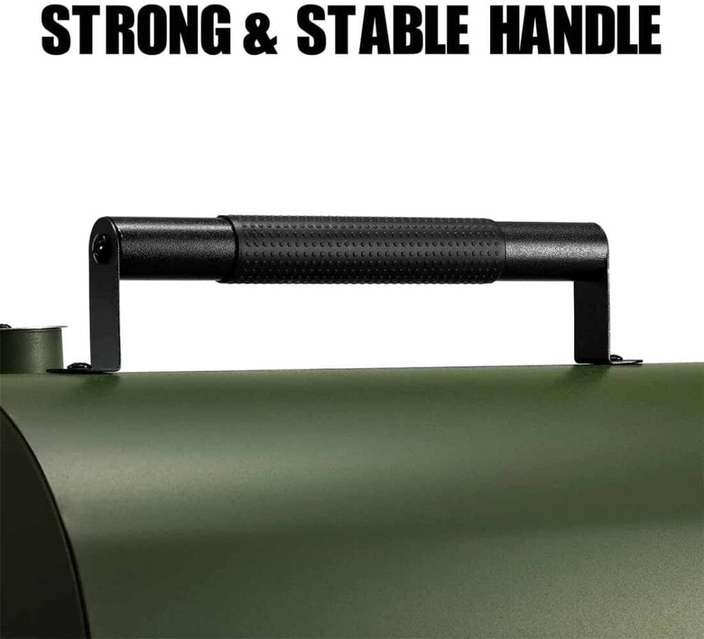 MAISON HUIS Adjustable Portable Charcoal Grill Multi-functional Metal Small BBQ Smoker for Outdoor Hiking Picnic(Green) MAISON HUIS Adjustable Portable Charcoal Grill Multi-functional Metal Small BBQ Smoker for Outdoor Hiking Picnic(Green)
