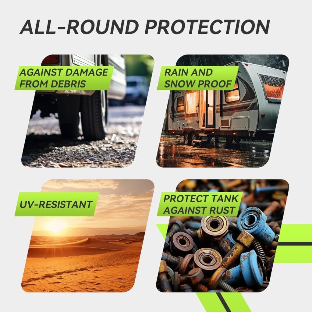 RVMATE RV Propane Tank Cover, Waterproof, Anti-UV, White Camper Propane Tank Cover, Fits 20LB Dual Propane Tanks, for RV/Trailer/Camper Accessories RVMATE RV Propane Tank Cover, Waterproof, Anti-UV, White Camper Propane Tank Cover, Fits 20LB Dual Propane Tanks, for RV/Trailer/Camper Accessories