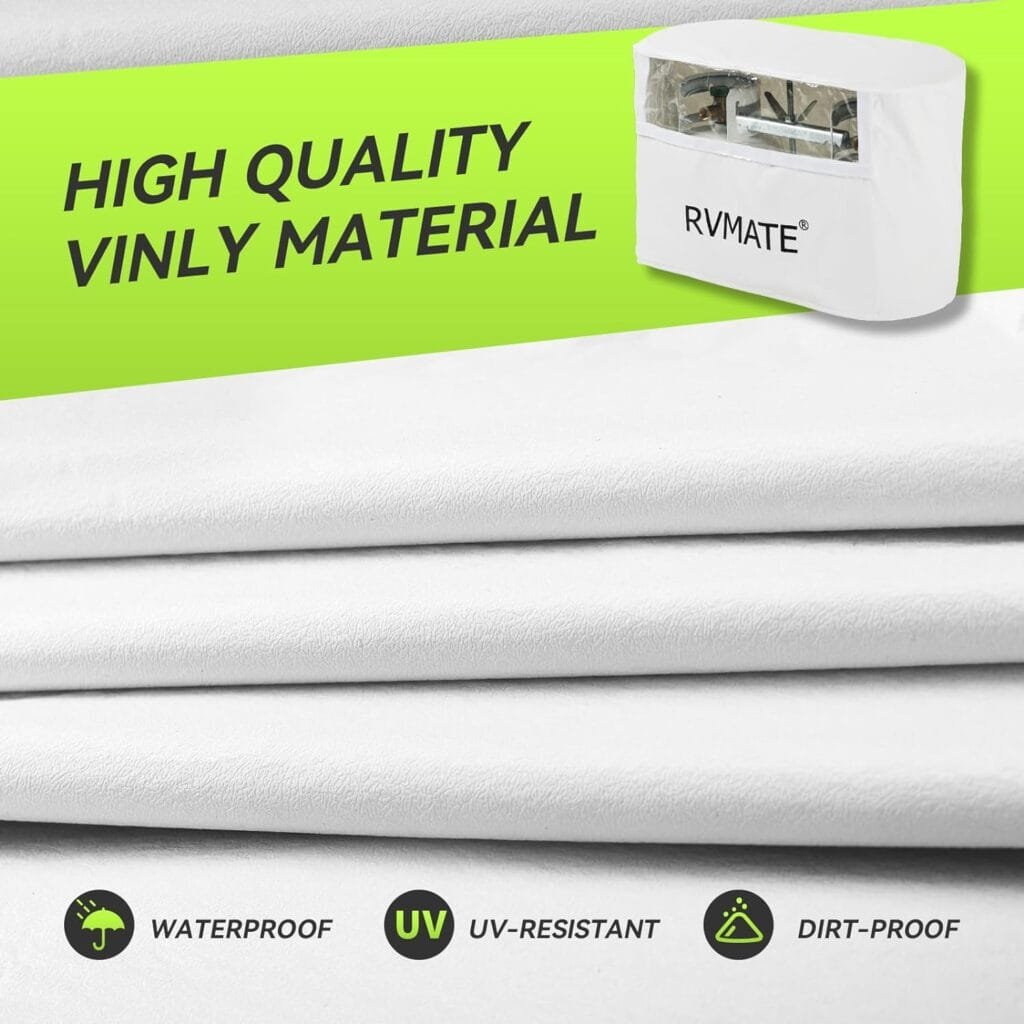 RVMATE RV Propane Tank Cover, Waterproof, Anti-UV, White Camper Propane Tank Cover, Fits 20LB Dual Propane Tanks, for RV/Trailer/Camper Accessories RVMATE RV Propane Tank Cover, Waterproof, Anti-UV, White Camper Propane Tank Cover, Fits 20LB Dual Propane Tanks, for RV/Trailer/Camper Accessories