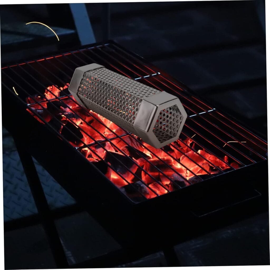 Sosoport 3 Sets Smoker Billowing Wood Pellets Tube Bacon Oven Rack Barbecue Generator Gas Grills Bbq Hot Smking Tube Hibachi Grill Tube for Grill Cold Tube 304 Stainless Steel Grille Wooden