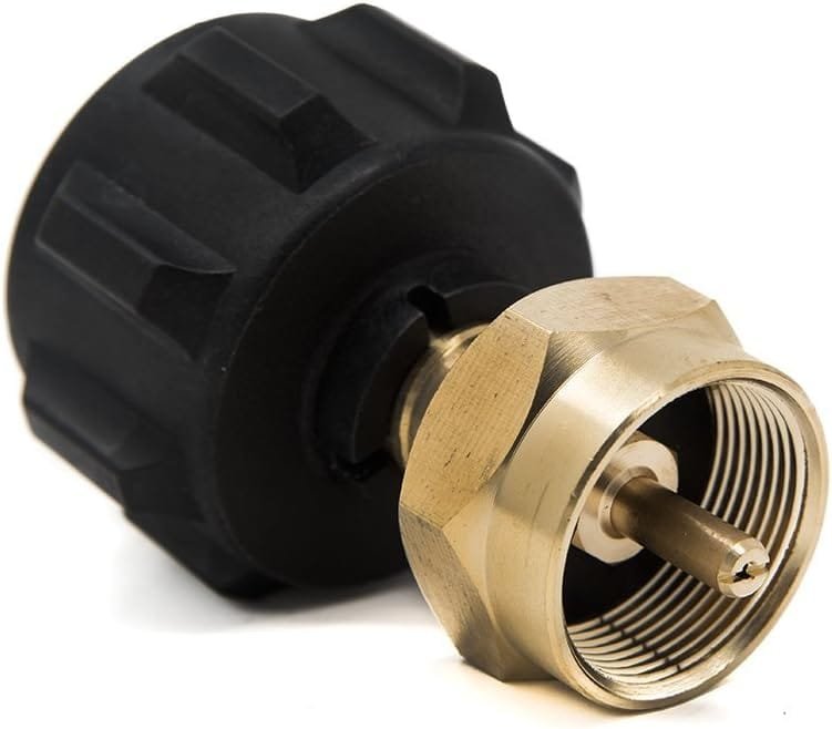 GasOne Propane Refill Adapter - Fill 1lb Propane Tank from 20lb Propane Tank - Red GasOne Propane Refill Adapter - Fill 1lb Propane Tank from 20lb Propane Tank - Red