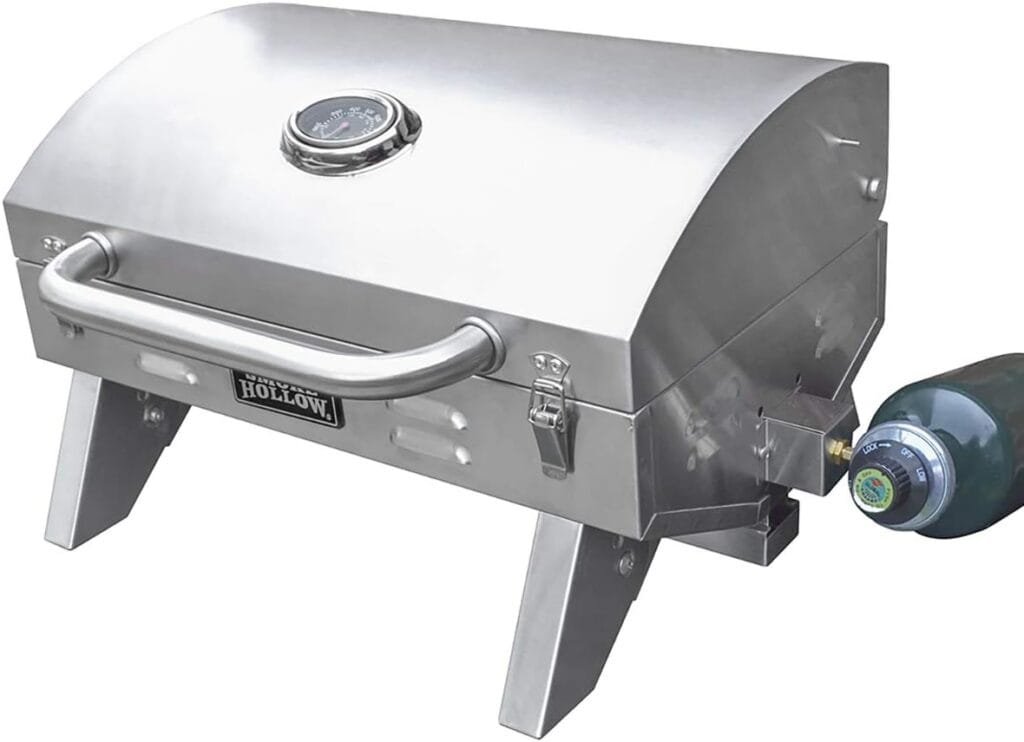 Masterbuilt Portable Propane Grill MB20030819 + GasOne Propane Tank Refill Adapter