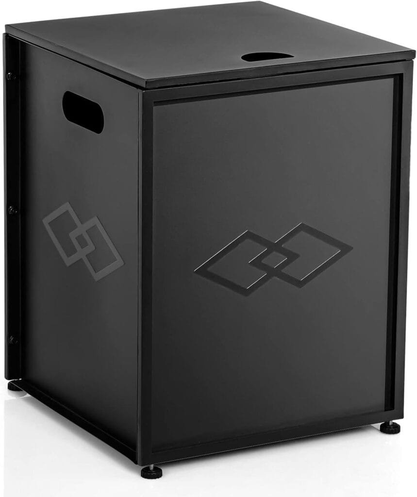 Propane Tank Cover Table with Storage Sides, Dual Function Table and Cover for Patio or Garden,for Gas Fire Pits, Fits 20-Pound Tanks