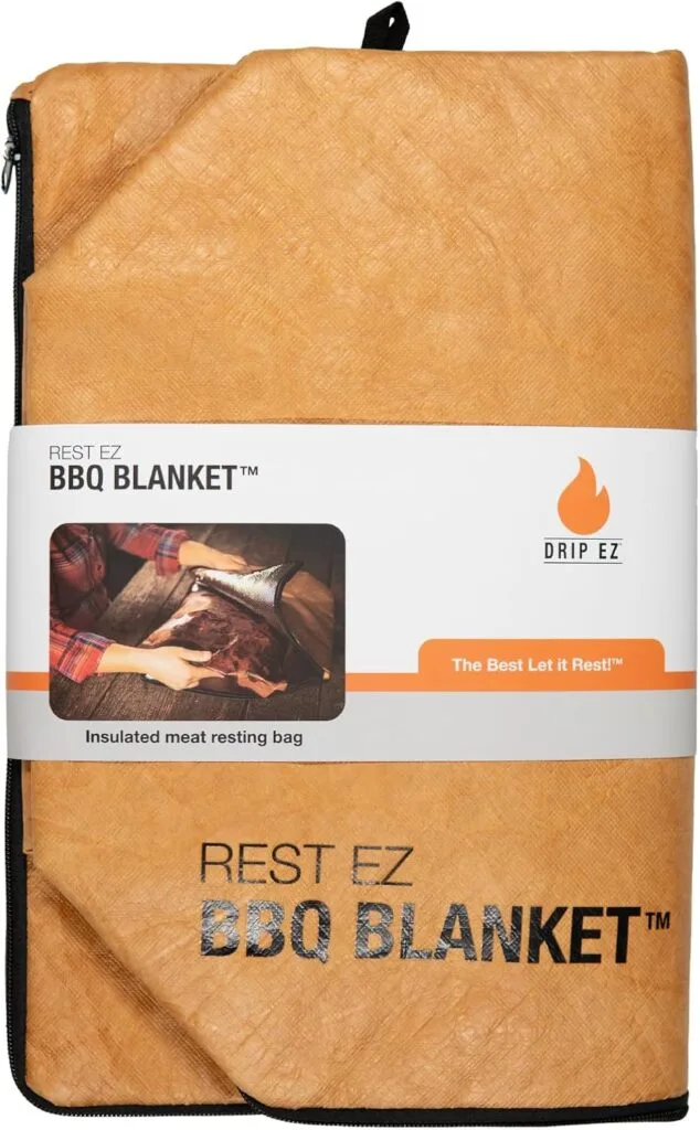 Rest EZ BBQ Blanket® - Insulated Meat Resting Bag for Moisture Retention and Tender BBQ - Heavy-Duty with Wide Mouth Design for Briskets, Pork Shoulders, Steaks Rest EZ BBQ Blanket® - Insulated Meat Resting Bag for Moisture Retention and Tender BBQ - Heavy-Duty with Wide Mouth Design for Briskets, Pork Shoulders, Steaks